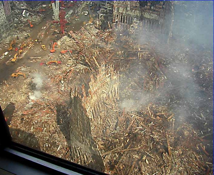 Ground zero - from Bankers Trust building